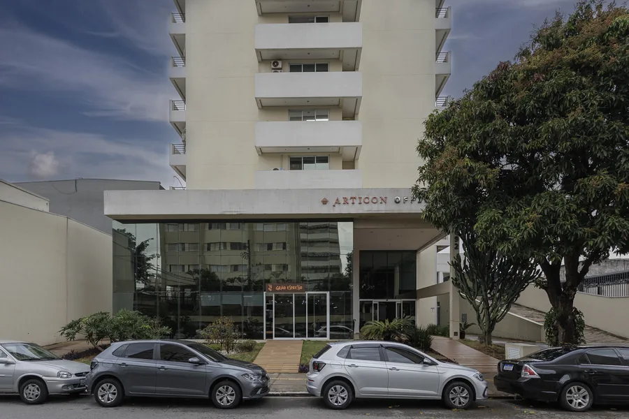 Fachada do edifício Articon Office, na Rua Ezequiel Freire, 192, em Santana